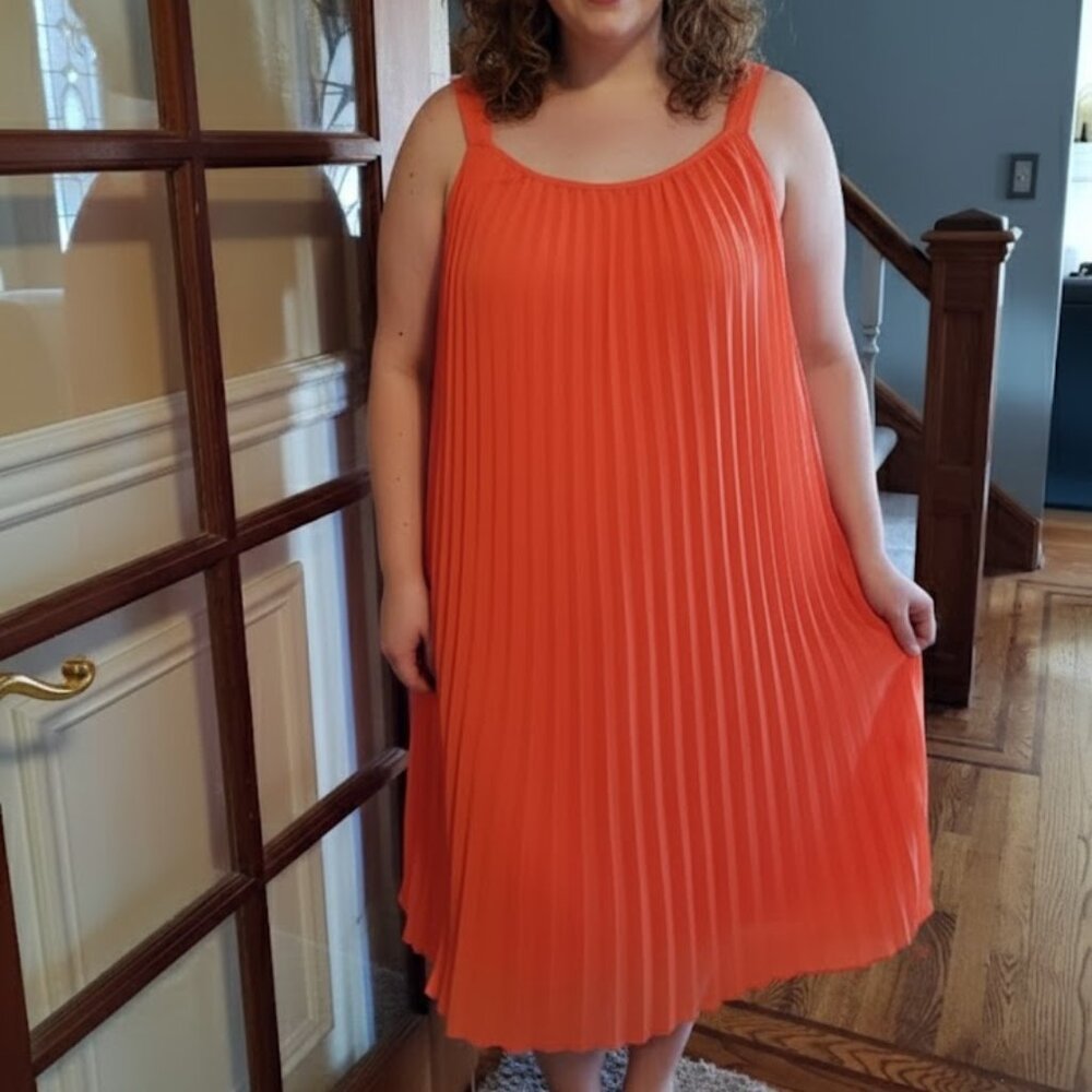 Woman Within sz 22W pleated dress